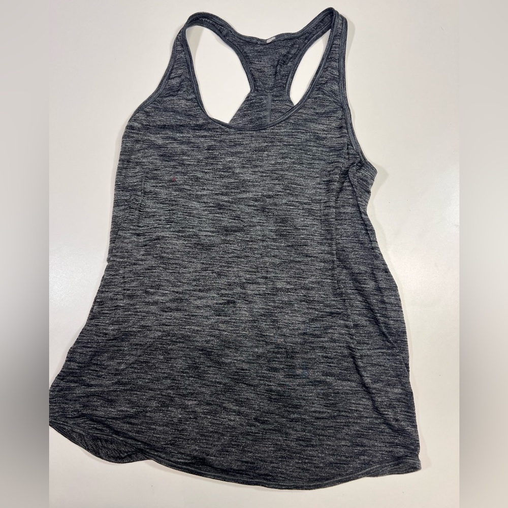 Lululemon Tank Top Color: Heather Grey Black Women’s Size S/M Great Condition